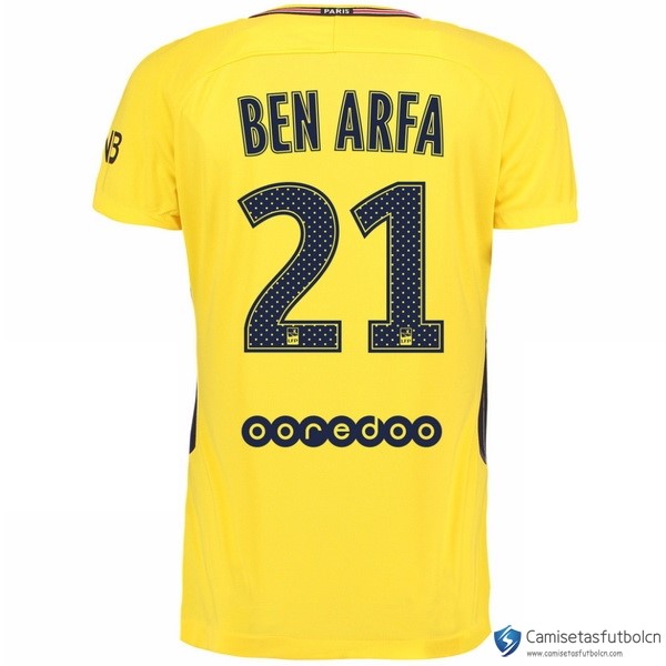 Camiseta Paris Saint Germain Segunda equipo Ben Arfa 2017-18